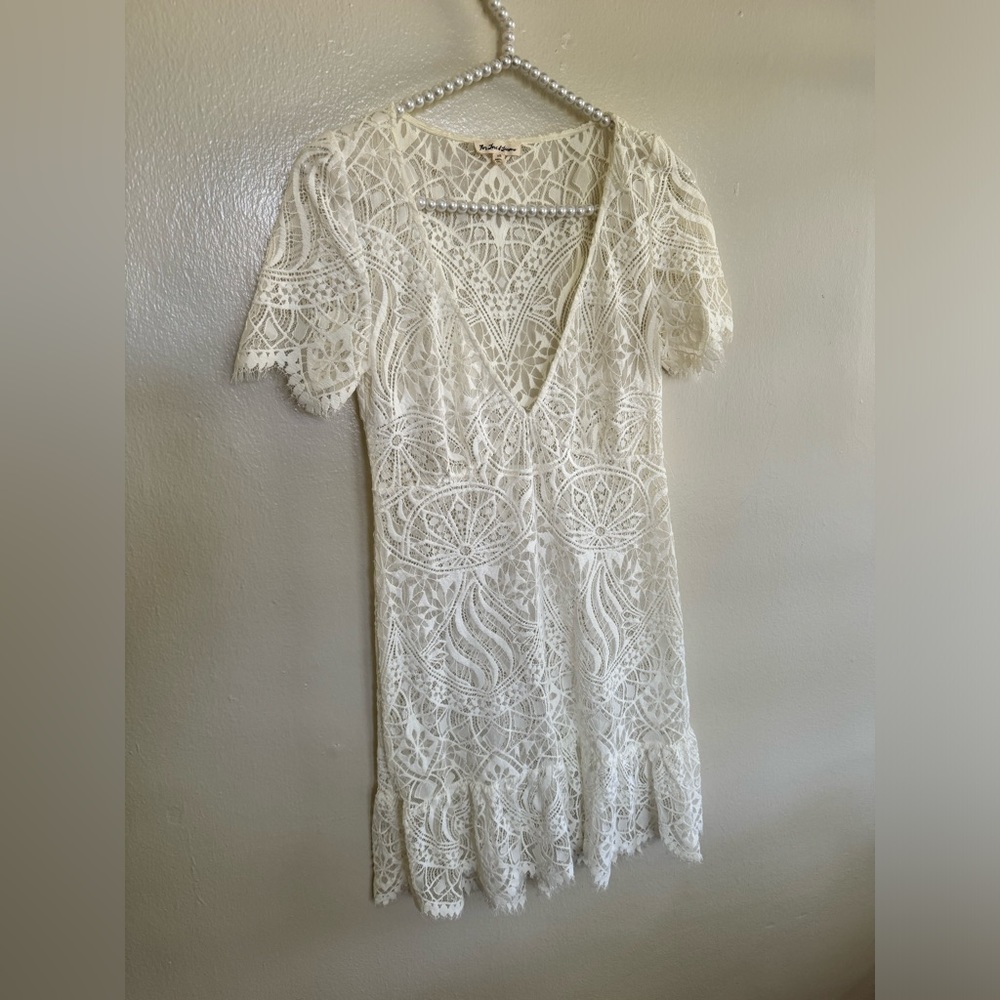 For Love and Lemons Sheer Lace Dress